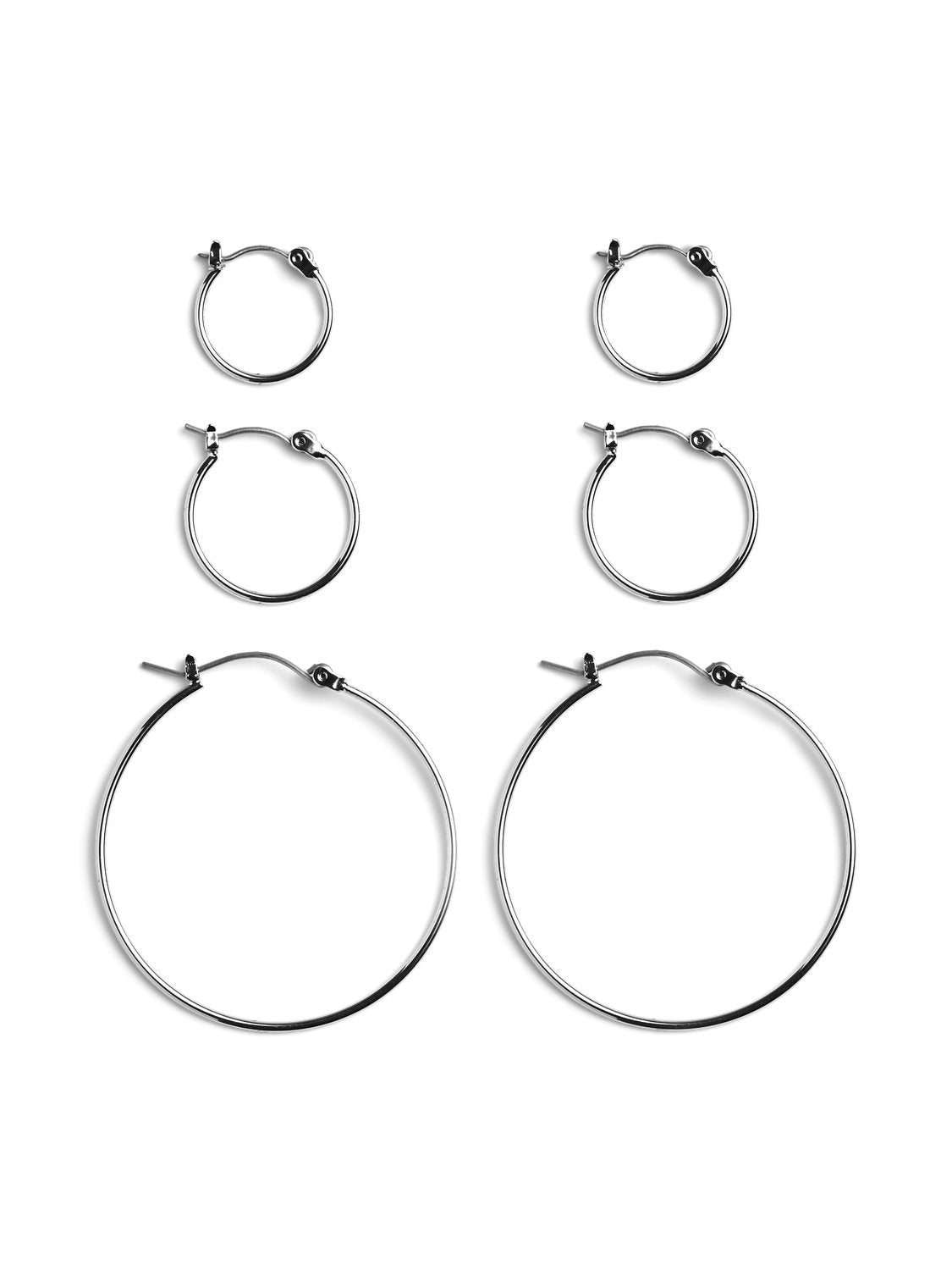 PCBELINDA Earrings - Silver Colour - VERO MODA & VILA Bergvik